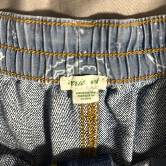 Aerie Distressed Blue Jean Shorts Size M - Picture 2 of 3